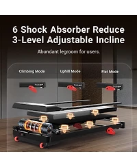 Harison Incline Treadmill for Home, 3.0HP, 300 lbs Capacity, Bluetooth App (Hrm-T101S)