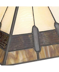 Robert Louis Tiffany Estele Wide Art Glass Mini Pendant Light