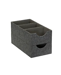 Household Essentials 3-Compartment Drawer Organizers, Pack of 2