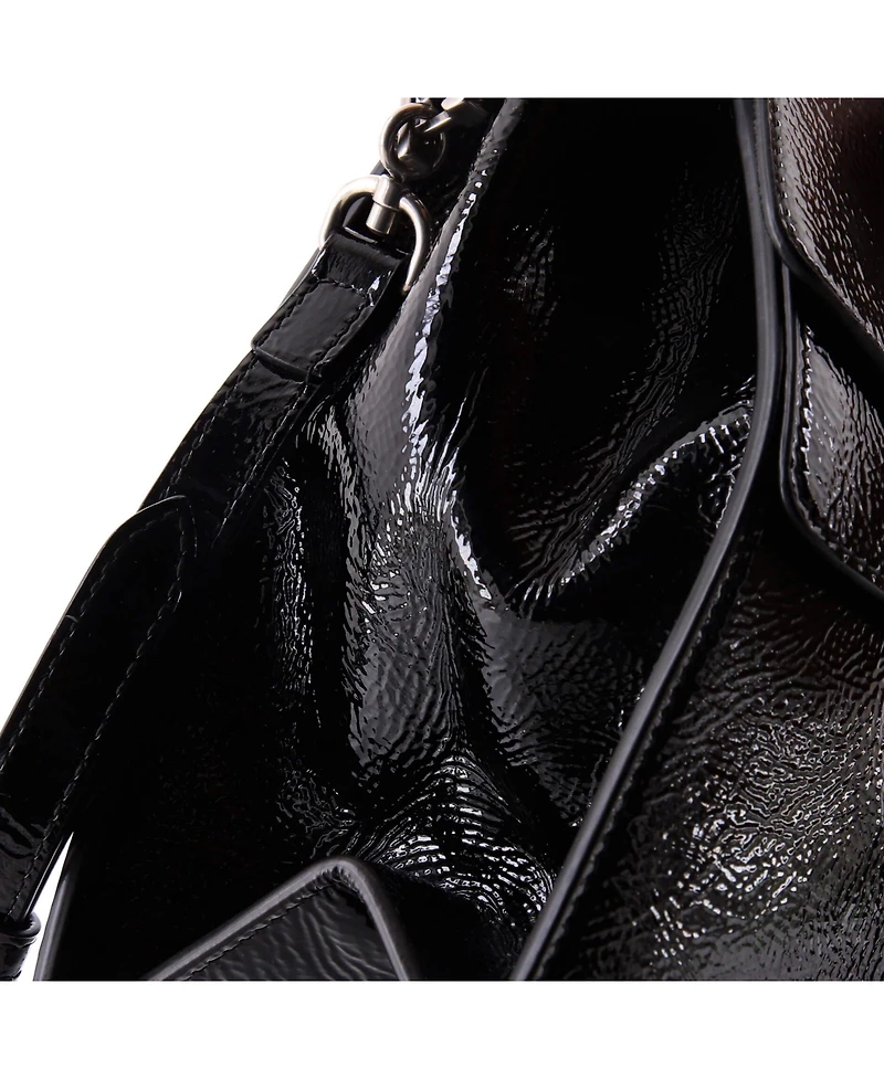 Pre-Owned Gucci Medium Dionysus Convertible Top Handle Bag Patent