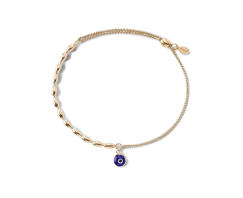 Alex and Ani Evil Eye Pull Chain Bracelet