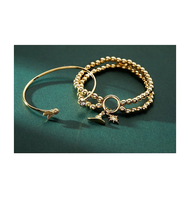 Alex and Ani Harry Potter Golden Snitch + Crystal Flex Cuff