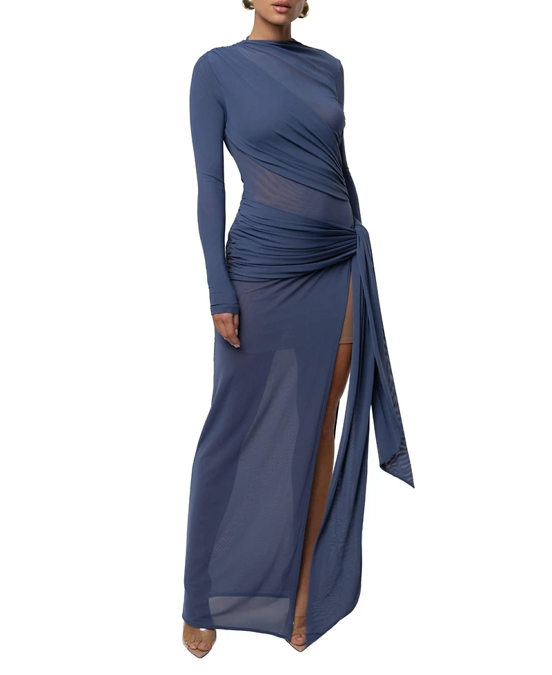 Jluxlabel Women's Heatwave Mesh Maxi Dress