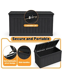 sumyeg Xxl 230 Gal Waterproof Outdoor Storage Patio Deck Box