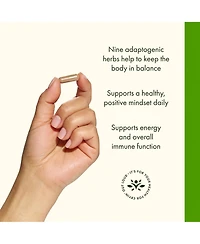 Swanson Rhodiola Ashwagandha Ginseng Complex Energy Immune Function Nervous System Stress Support Adaptogen Herb Supplement 60 Capsules