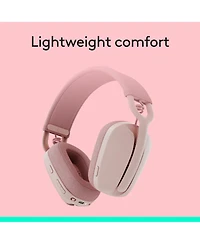 Logitech Zone Vibe 100 Lightweight, Wireless, Noise Canceling Headphones (Rose)