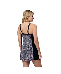 Free Country Women's Swim Dress with Built-in Biker Short