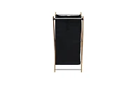 Household Essentials X-Frame Bamboo Hamper, Washable Liner
