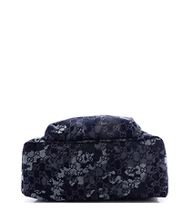 Pre-Owned Gucci Zip Front Pocket Backpack Camouflage Gg Denim