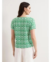 Phase Eight Women's Suzie Short Sleeve Boat Neck Top