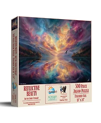 SunsOut Reflective Beauty 500 piece Jigsaw Puzzle for Adults