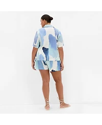 City Chic Women's Surface Level Print Short