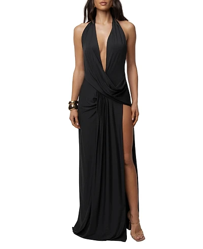 Jluxlabel Women's Ibiza Halter Maxi Dress