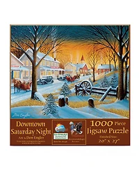 SunsOut Downtown Saturday Night 1000 piece Jigsaw Puzzle for Adults