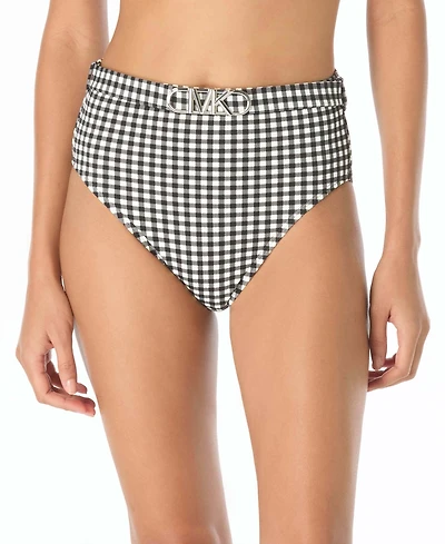 Michael Kors Women's High-Waist Hipster Swim Bottoms