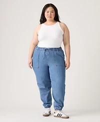 Levi's Plus Tapered-Leg Mid-Rise Jogger Pants