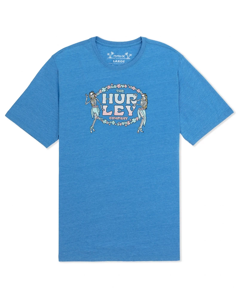 Hurley Men's Skull Dancin Short-Sleeve T-Shirt
