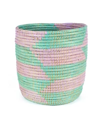 African Modern African Modern Herringbone Bath Bin Basket