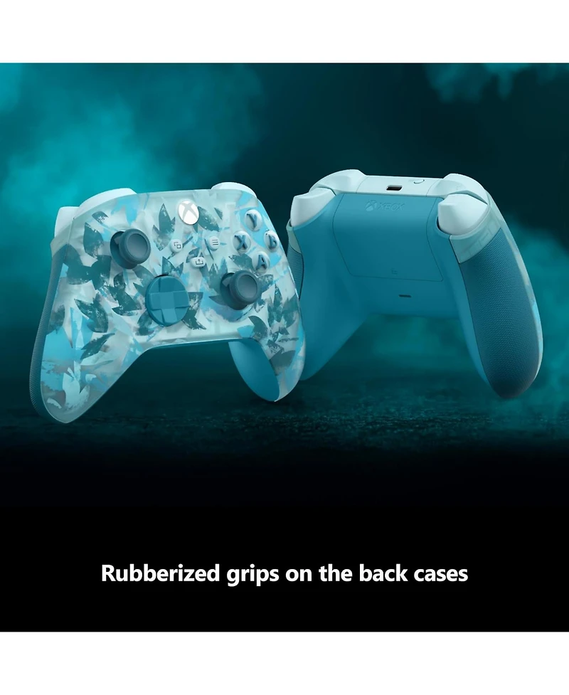 Meta Quest 3S 256GB Virtual Reality Vr Headset with Ice Break Xbox Controller and MightySkins Custom Skin Code Bundle