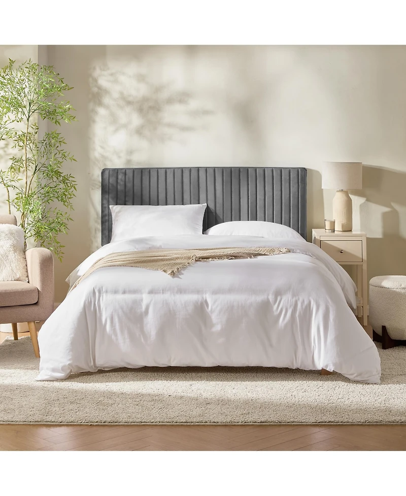 Nestl Velvet Headboard, wall mounted, peel and stick, easy assemble