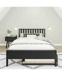 Max & Lily Scandinavian Full-Size Bed with Twin-Size Trundle