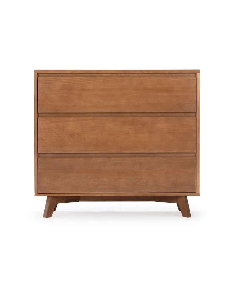 Max and Lily Solid Wood Scandinavian Drawer Dresser