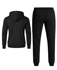 Blu Rock Men's French Terry Zip-Up Hoodie and Joggers, 2-Piece Set
