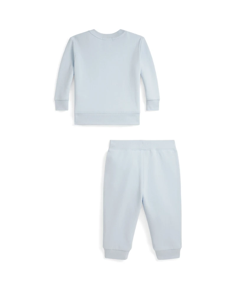 Polo Ralph Lauren Baby Boys' Bear Fleece Sweatshirt and Pants, 2-Piece Set