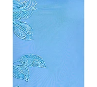 Seni & Cade Women's Beaded Mesh Strapless Slim Dress