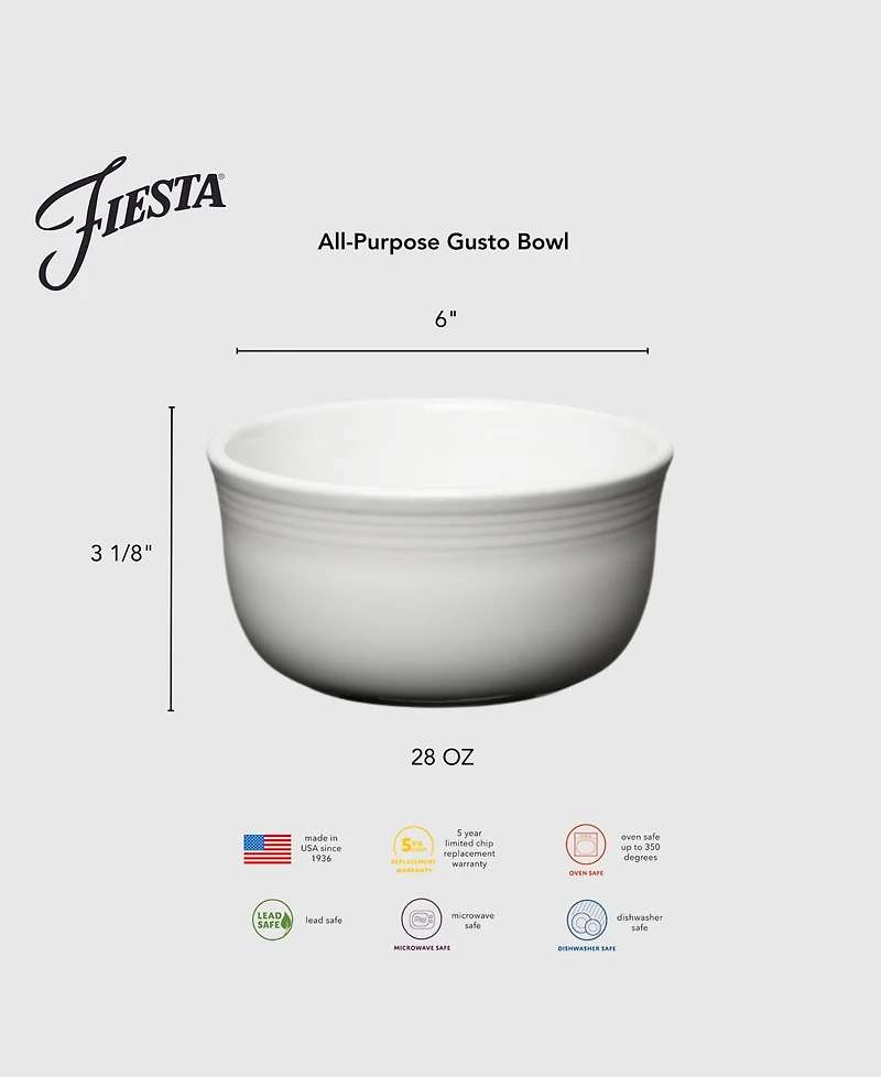 Fiesta Gusto Bowls, Set of 4