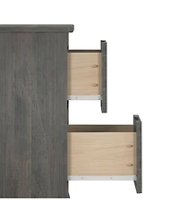 Max & Lily Farmhouse Kd Nightstand with 2 Drawers