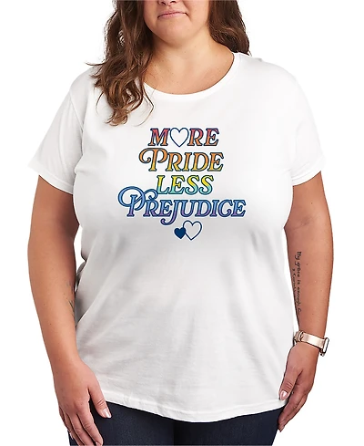 Hybrid Apparel Plus Instant Message More Pride Less Prejudice Short-Sleeve Graphic T-Shirt