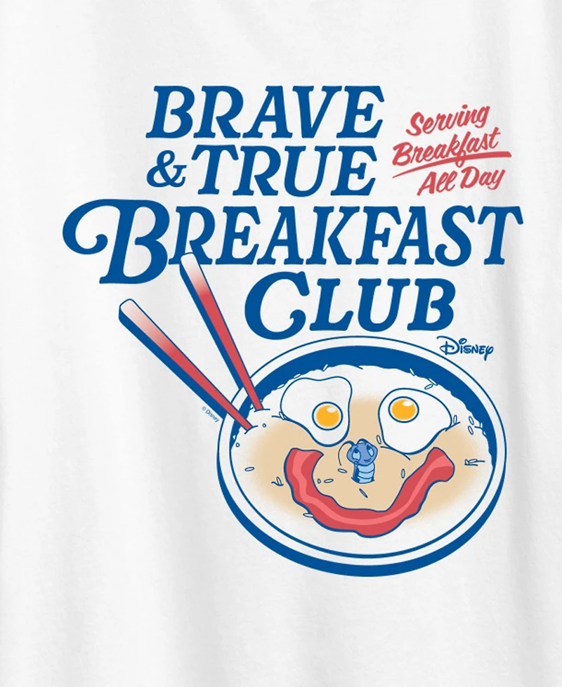 Hybrid Apparel Plus Disney Princess Brave and True Breakfast Club Short-Sleeve Graphic T-Shirt