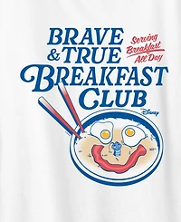 Hybrid Apparel Plus Disney Princess Brave and True Breakfast Club Short-Sleeve Graphic T-Shirt