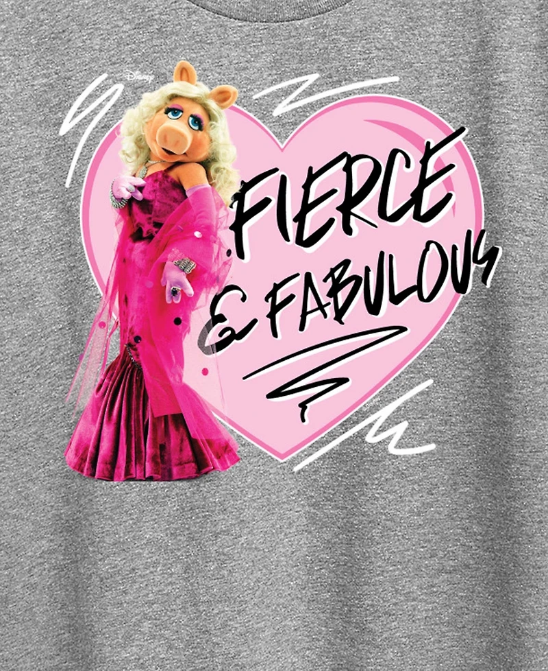 Hybrid Apparel Plus the Muppets Fierce and Fabulous Miss Piggy Short-Sleeve Graphic T-Shirt