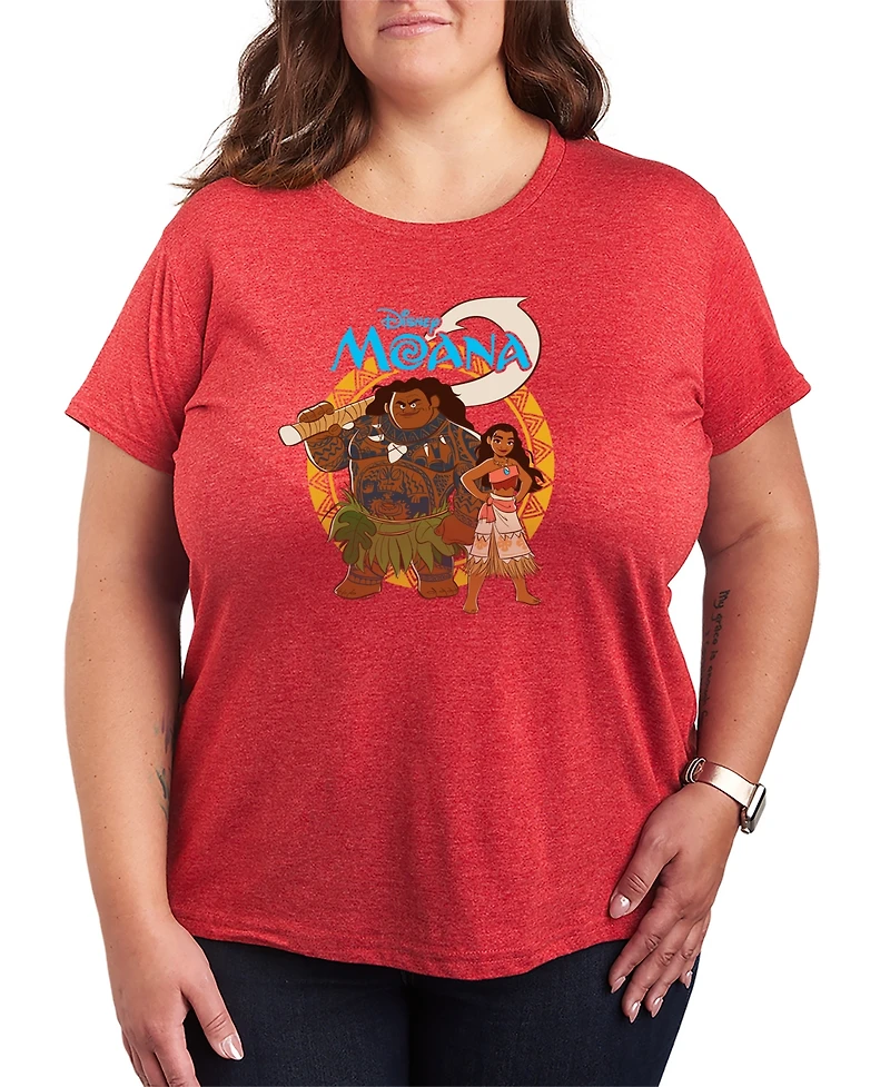Hybrid Apparel Plus Disney Princess Moana Maui Short-Sleeve Graphic T-Shirt