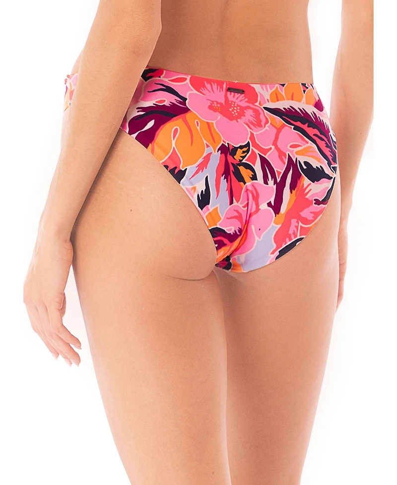 Maaji Women's Coral Leafy Sublimity Bikini Bottom