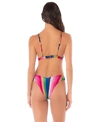 Maaji Women's Candy Stripes Rasha Bikini Top