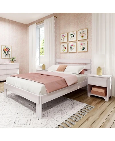 Max & Lily Farmhouse Queen Slat Bed