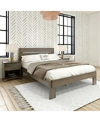 Max & Lily Farmhouse Queen Slat Bed