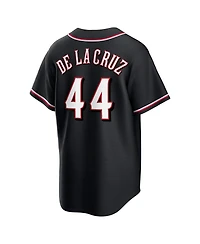 Nike Men's Elly De La Cruz Black Cincinnati Reds 2026 Replica Fashion Jersey
