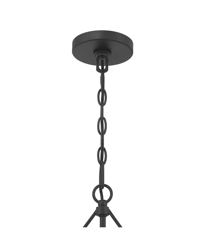 Possini Euro Design Julian 5 3/4"W Rustic Silver Metal Mini Pendant