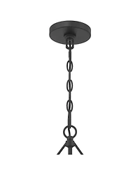 Possini Euro Design Julian 5 3/4"W Rustic Silver Metal Mini Pendant