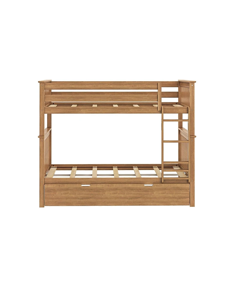 Max & Lily Full Over Bunk Bed With Trundle