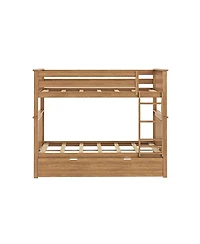 Max & Lily Full Over Bunk Bed With Trundle