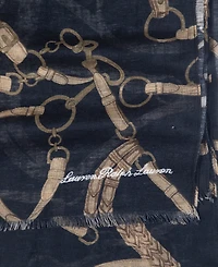 Lauren Ralph Lauren Belting Mixed Material Scarf