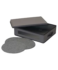 Household Essentials Platter Storage Chest, Gray