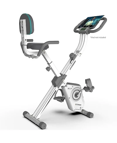 Harison Folding Exercise Bike, 350 lbs Capacity, 5-in-1 Magnetic with Bluetooth
