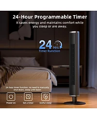 Cowsar 41" Tower Fan, 6 Speeds, 4 Modes, Timer