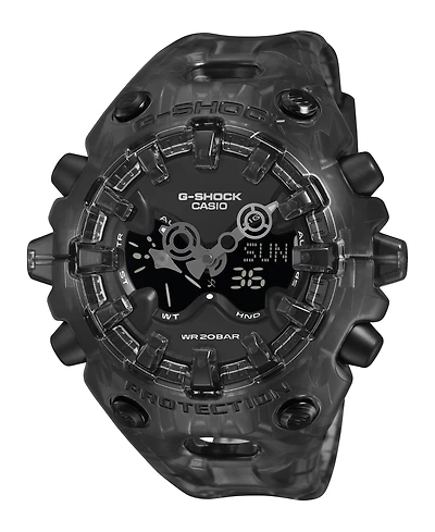 G-Shock Men's Japanese Quartz Analog Digital Gray Resin Watch 58.2mm